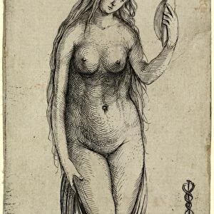 Jacopo de Barbari, Nude Woman Holding a Mirror (Allegory of Vanitas), Italian, c