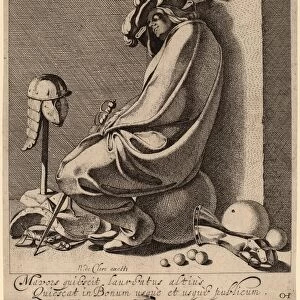Jacques de Gheyn III (Dutch, c. 1596 - 1641), Mars Sleeping, c