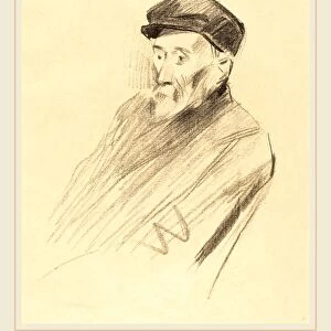 Jean-Louis Forain, Renoir (third plate), French, 1852-1931, 1905, transfer lithograph