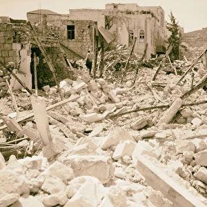 Jenin Sept 3 Closer view ruins 1938 West Bank