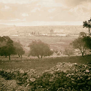 Jerusalem Olivet east 1898 Israel