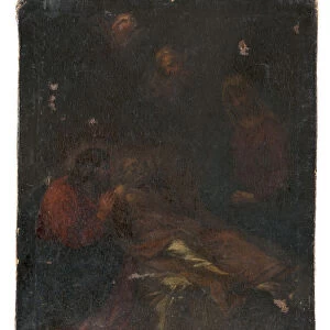 Josephs death Oil canvas