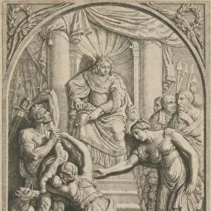 Judgment of Solomon, Hubert Quellinus, Arnoldus Montanus, 1655 - 1668