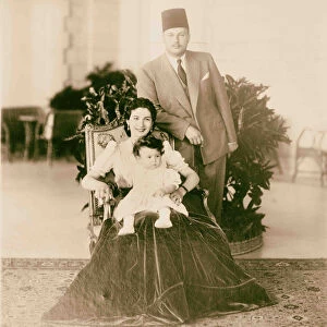King Farouk Egypt family 1920