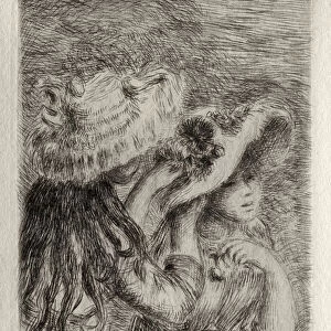 Le Chapeau epingle 1894 Pierre-Auguste Renoir