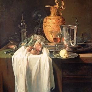Still Life with Ewer, Vessels and Pomegranate