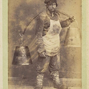 Man carrying buckets yoke William Carrick Scottish