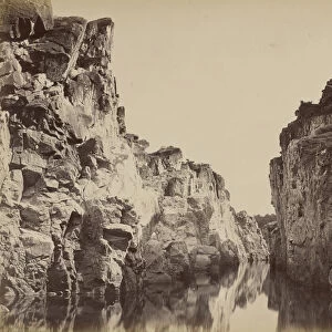 Marble Rocks Jubbulpore India 1863 1874 Albumen silver print