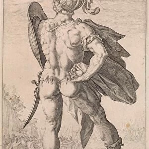 Marcus Valerius Corvus. Anonymous, Hendrick Goltzius, Franco Estius, 1645 - 1706