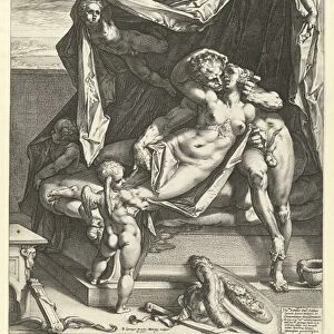 Mars and Venus, Hendrick Goltzius, 1588