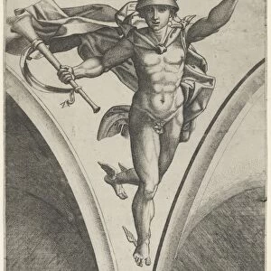 Mercury descending sky trumpet right hand Raphael