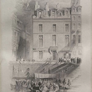 Napoleons Logement Quai Conti 1835 John Horsburgh