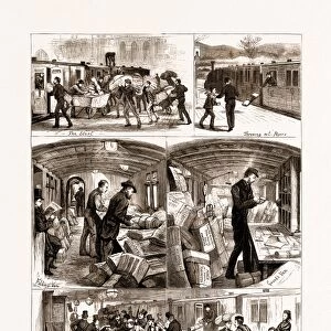 Notes in an Early Newspaper Train, Uk, 1875