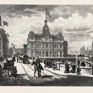 Ottawa, Post Office, Dufferin and Sappers Bridge, Canada, Nineteenth Century