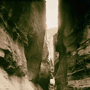 Petra Transjordan Narrow defile Sik 1900 Jordan