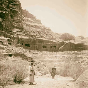 Petra Transjordan theatre 1900 Jordan Extinct city