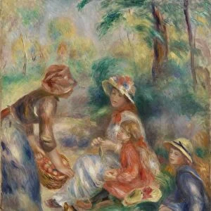 Pierre-Auguste Renoir Apple Vendor La Marchande de pommes