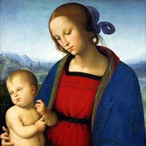 Pietro Perugino, Madonna and Child, Italian, c. 1450-1523, c. 1500, oil on panel