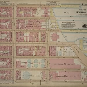 Plate 11, Part of Section 3: Bounded by E. 26th Street, First Avenue, E. 24th Street