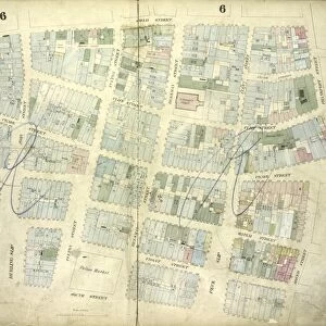 Plate 5: Map bounded by Gold Street, Frankfort Street, Dover Street, South Street