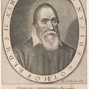 Portrait Denis Godefroy Bust scholar Dionysius Gothofredus