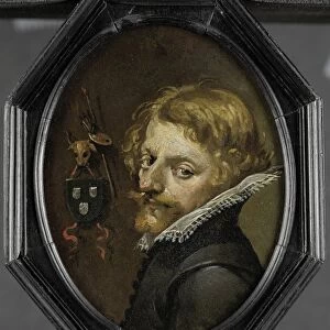 Portrait of a painter, Anonymous, c. 1615