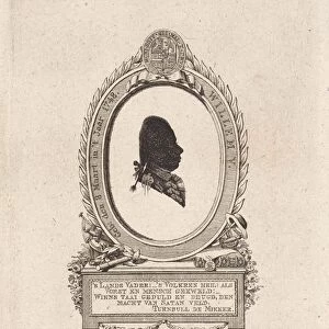 Portrait of Willem V, prins van Oranje-Nassau. Jan Gerritsz. Visser, Willem Coertse, 1786