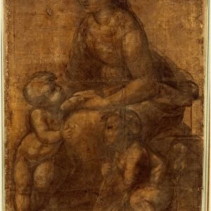 Raphael, The Madonna and Child with Saint John the Baptist, Italian, 1483-1520, c