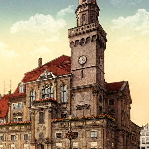 Rathaus Lobau 1912 Landkreis Gorlitz