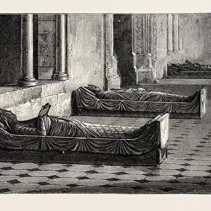 The Royal Tombs, Fontevrault, France, 1871