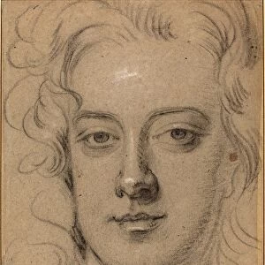 Sir Godfrey Kneller (English, 1646 - 1723), Anthony Henley, before 1694, black chalk