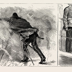 Sketching and Photographing on Board Ship, Engraving 1890