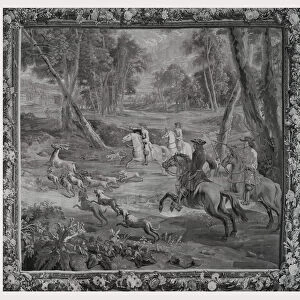 Soldiers stag-hunt