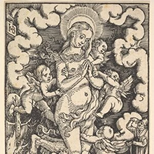 St Mary Magdalen ca 1512 Woodcut Sheet 5 1 / 8
