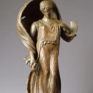 Statuette of a Draped Female Figure, perhaps Nyx