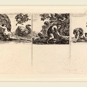 Stefano Della Bella (Italian, 1610-1664), Perseus and Andromeda; Cephalus and Procris