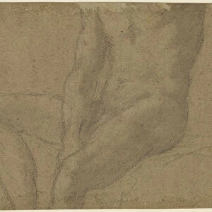 Study Seated Man recto Male Nude verso Jean-Sime Chardin