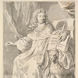Title Page Le Code Louis XIV 1667 Engraving third state