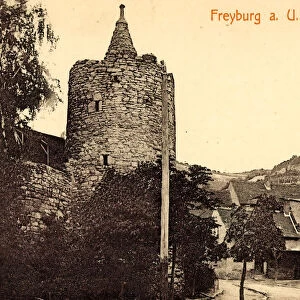 Town walls Freyburg Unstrut Buildings 1913 Saxony-Anhalt
