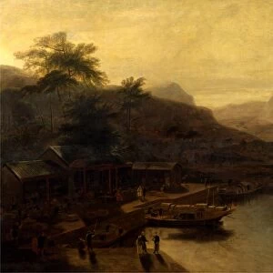 A View in China: Cultivating the Tea Plant, William Daniell, 1769-1837, British
