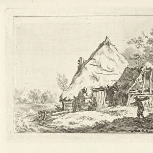 Weagon for a farm, Carel Lodewijk Hansen, c. 1780 - 1840