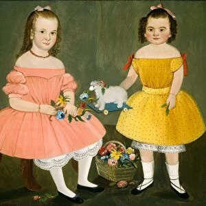 William Matthew Prior, The Burnish Sisters, American, 1806-1873, 1854, oil on canvas