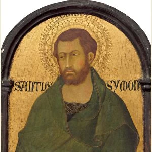 Workshop of Simone Martini, Saint Simon, probably c. 1320, tempera on panel