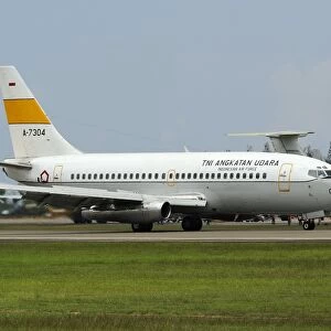 A Boeing 737-200 of the Indonesian Air Force
