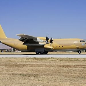 A Royal Saudi Air Force C-130H-30 Hercules at Konya Air Base, Turkey