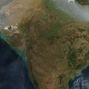 Satellite view of Central India