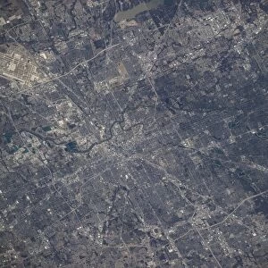 View from space of Indianapolis, Indiana