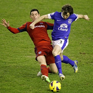 Intense Rivalry: Baines vs Dorrans - Everton vs West Bromwich Albion, Premier League, Goodison Park (30-01-2013)