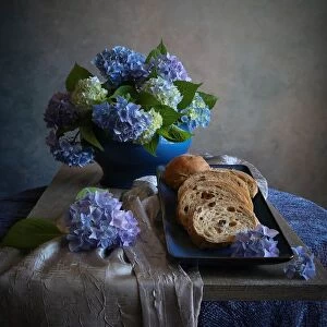 Bread and Hydrangea
