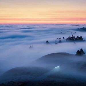 Fog on Mt Tamalpais